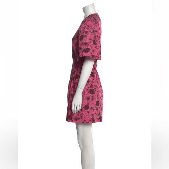 GANNI pink wrap dress - Picture 2 of 3